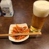 Gyoza no Marufuku - 生ビール550円とお通し