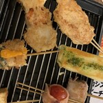 Osaka Kushiyaki Kushi Ikka Umeda Higashitori Ten - くわ焼き10種盛り