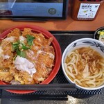 Gohan Dokoro Katsu An Yonezawa Ten - 熟成ロース特かつ丼かつ庵セット(冷やしうどん変更)