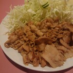 赤尾飯店 - 料理写真:豚肉しょうが焼