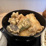 Soba Tempura Sho - セットの穴子天丼