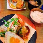 Tezukuri Hamburger Steak Tamago - 