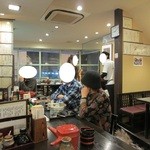 Suzakaya Soba Nigata Ten - カウンター席に座りました