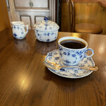 Cafe Ruban - フレンチブレンド。まろやかで美味しいコーヒーでした。満足。ネルドリップコーヒー、フレンチクラシック　600円