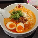 Rairai Tei Satte Ten - 担々麺、味玉子トッピング