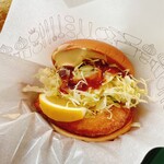 Mos Burger Turumi Nishiguchi Ten - とり竜田バーガー