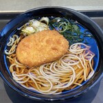 Nadai Fuji Soba Seibu Shinjuku Ten - コロッケそばです。