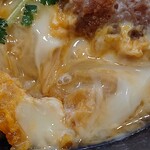 Restaurant Mitsuhashi - レストラン みつはし ＠中葛西 日替り洋食ランチ カキフライの卵とじ丼の半熟玉子