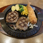 Flying Garden Sakura Beishia Mae Ten - どでかエビフライコンビランチ1428円