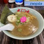 Ramen Sanpachi Hiraoka Ten - 昔風ラーメン（450円）