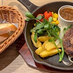 Hamburger steak & Grill Kapuzen - 