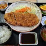 山正 - 山正㌧カツ定食1,600円 ご飯少なめ