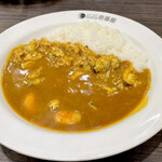 CoCo Ichiban Ya Misutamakkusu Shinnarashino Ten - エビあさりカレー692円、 ご飯は200g▲52円、辛さ3から66円、合計706円