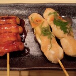 Yakitori Senmon Kushitatsu - もちベーコン、ささみ梅