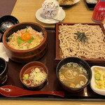 Hokkaido Umare Washoku Dokoro Tonden Tachikawa Sakaecho Ten - ズワイガニ丼、ざるそば