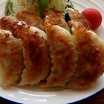 博多餃子工房 たね屋 - 餃子のアップ