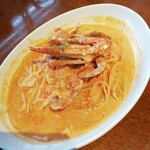 Trattoria Nora Cucina Nagaoka Ten - 渡り蟹トマトクリーム