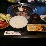 Sumibi Ichiba Juu Taishido Ten - 国産中落ちゲタカルビランチ1,029円