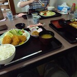 Tonkatsu Wakou - カニコロッケ定食750円