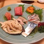 Sushi Dokoro Kan - 刺身の盛り合わせ