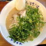 あぁ博多人情 - ばかねぎラーメン(750円）