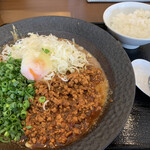 Yokohama Ya Yotsukaido Ten - 汁なし担々麺 並 (890円) ミニライス付き