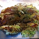 お好み焼きカフェ 叶 - 豚玉ダブル