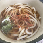 定食屋 食堂ぺーちゃん - かけうどん(¥300-)