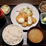 串と惣菜の店 いなかや - ちきんかつ定食