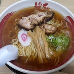 Koumen - 醤油ラーメン 大盛(790円也) 煮干しが効いた旨口のスープお