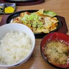 鉄板焼 ホルモン食堂 - ◆「ホルモン定食 特性 みそだれ」