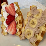 CAFE＆WAFFLE Blauw - 