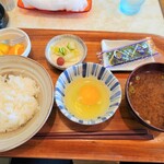 スズキ - 朝食セット生玉子　400円