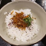 蕎麦と鴨料理 心斎橋 宗平 - おじゃこご飯