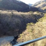 きぬ川 不動瀧 - 露天風呂の外からの風景