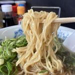 Soup ga Inochi Ramen Ya - 麺は中細のストレートタイプ！！！