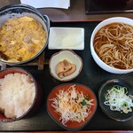 Shosei An - カツとじセット(1150円)です。