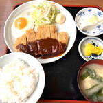 Yukara - 豚カツ定食　¥1,300（税込）