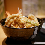 Kuzushi Kappou Tempura Takenoan Higashiginza Ten - 天丼