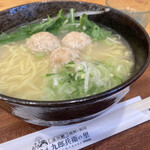 Michi no Eki Kumano Itaya Kurobee no Sato - 熊野地鶏つくねラーメン(¥800)