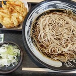 Yude Taro Kisarazu Asahi Ten - 冷しかき揚げ蕎麦