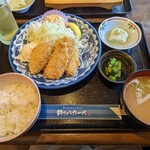 釣りバカ一代 - 釣り黄金アジのフライ定食¥1100-