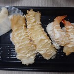 Kappa Sushi Ikuno Ten - いか天にぎりマヨ108円、えび天にぎりマヨ108円