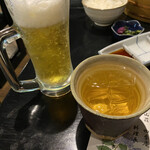 Shiki An - この位なら飲める
                      生ビールと梅酒ロック