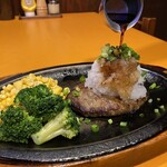 TEXAS - おろしハンバーグ！ポン酢でさっぱりと