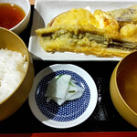 Tempura to Wine Kojima Kyobashi Ten - 穴子定食