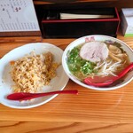 ちくてい - 2022年7月　ラーメン焼き飯（1200円）