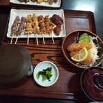 Kogane Ya - 焼き鳥定食1040円