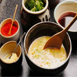 All sesame sauce is handmade in restaurant.