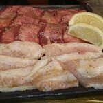 Yakiniku Nishi no Ya - 上タン塩、豚トロ塩